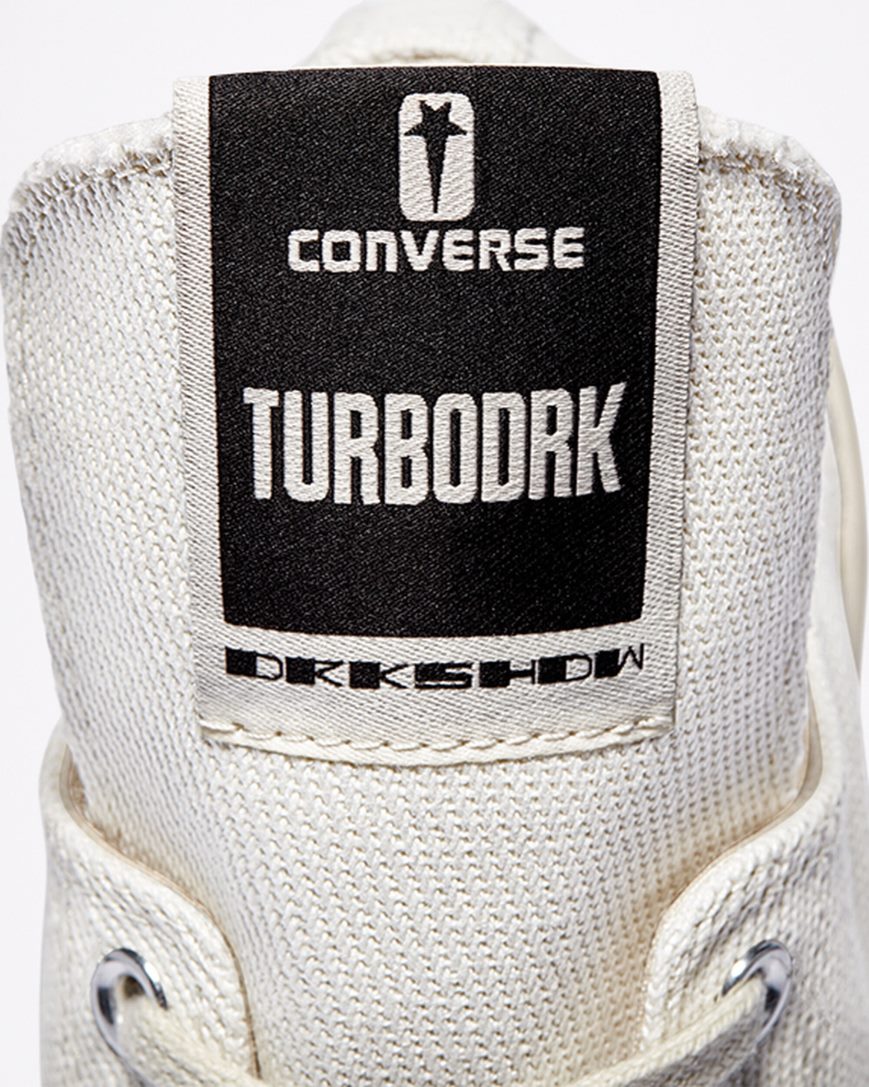 Women's Converse TURBODRK Chuck 70 Low Top Shoes White / Black | AU 0315CP